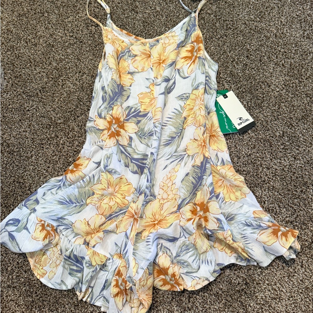 Rip Curl Floral Romper - Yellow and Blue